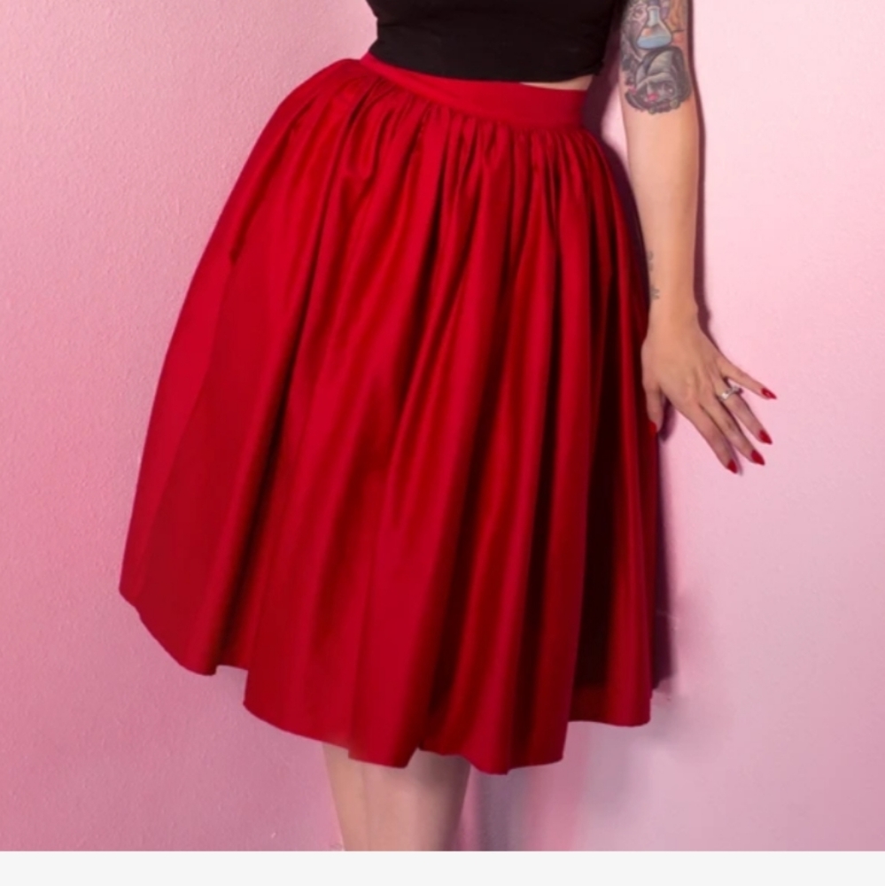 Red Vixen Swing Skirt
